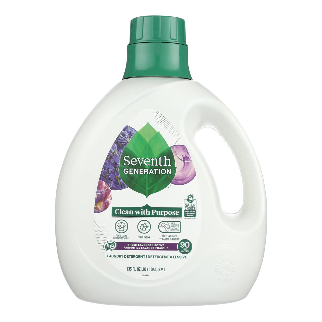 Seventh Generation - Liquid Laundry Lavender - Case Of 4-135 Fz - Maras Green